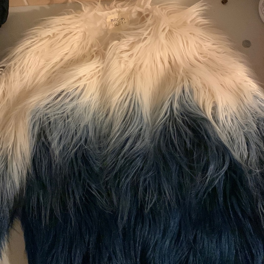 Faux fur jacket